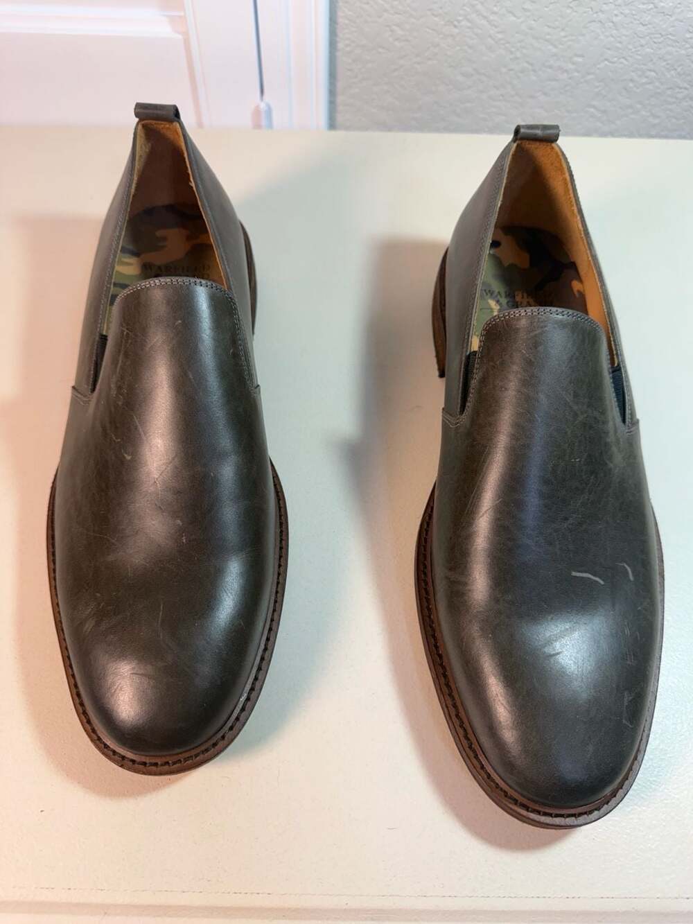 Warfield & Grand Menlo Leather Slip-On Loafers Size 10